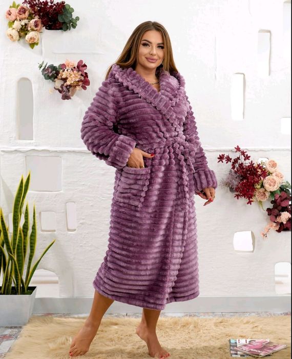 Жіночій   довгий теплий халат шарпей 44/46,46/48,50-52, 54-56-58р