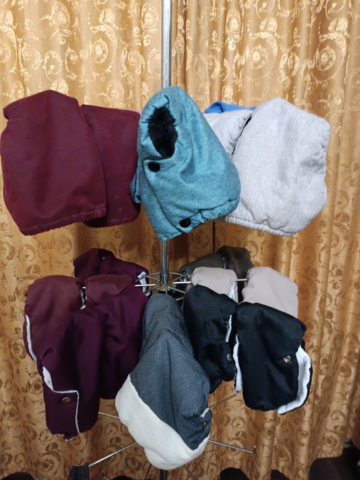 Муфта,варежки,разные расцветки