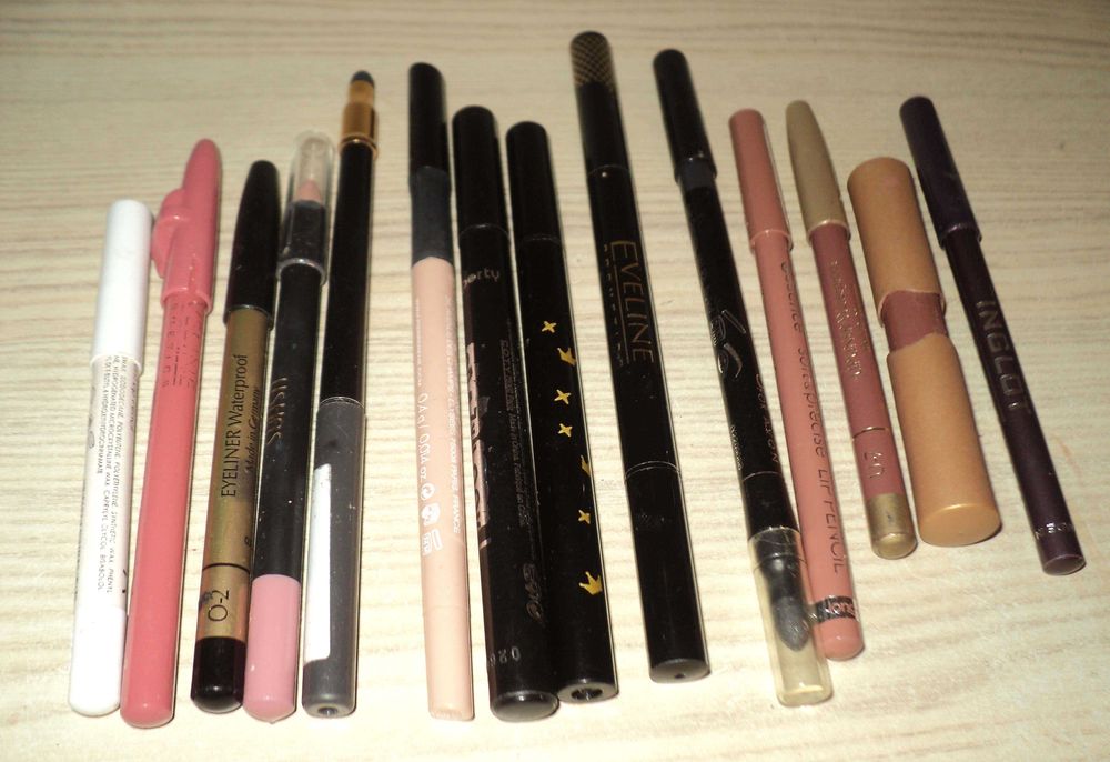 14 sztuk Kredki do oczu Eyelinery kredki do ust