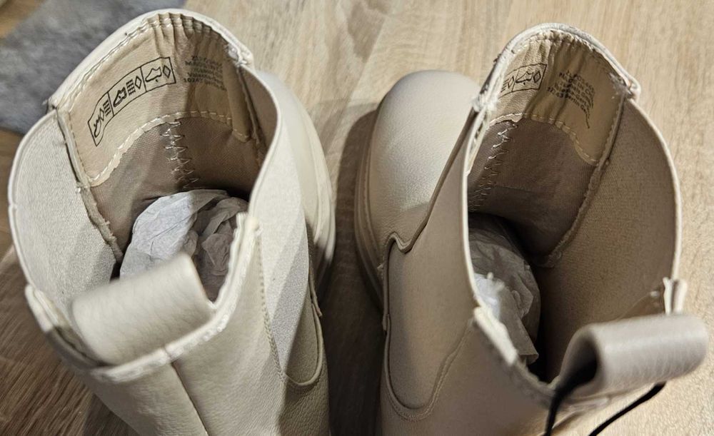 Even&Odd Botki damskie 41 beżowe