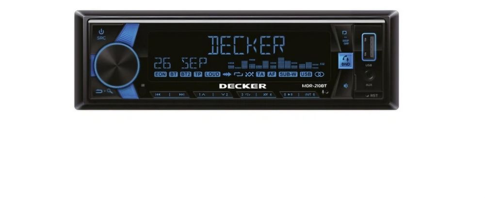 Автомагнітола  Decker MDR-210 BT  4×95 W