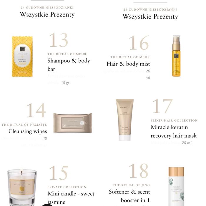 Адвент календар 2024-2025 Rituals Classic