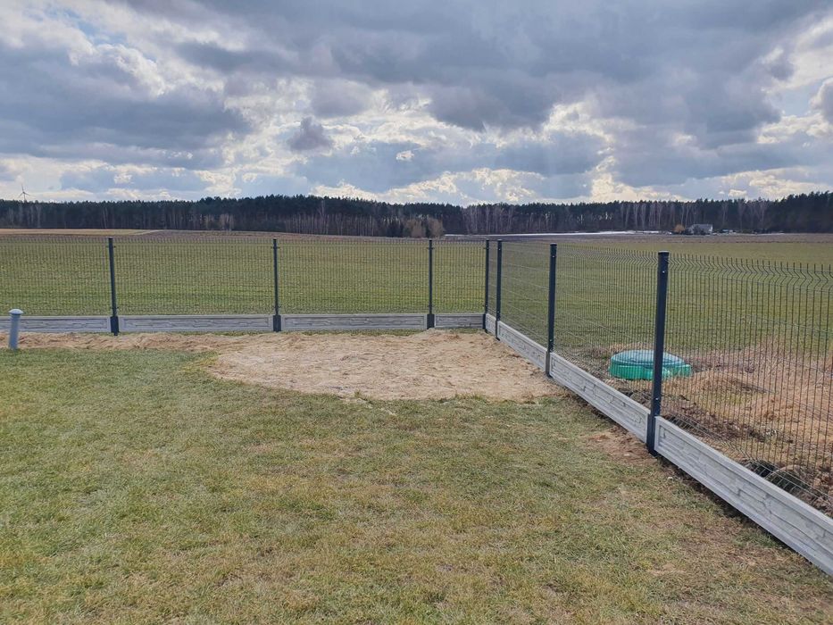 Płoty ogrodzenia, bramy wjazdowe ogrodzenie panelowe z montażem