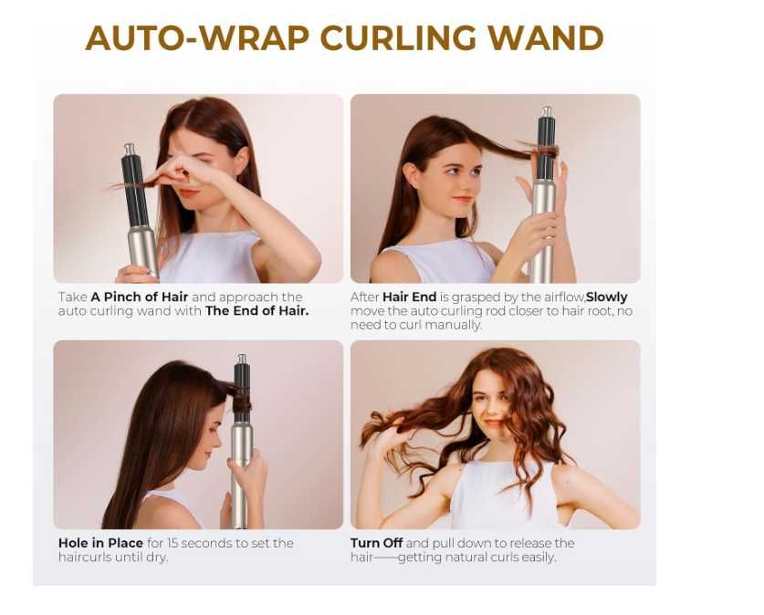 Zestaw Do Stylizacji Włosów 6w1 WT-631 HOT AIR STYLER