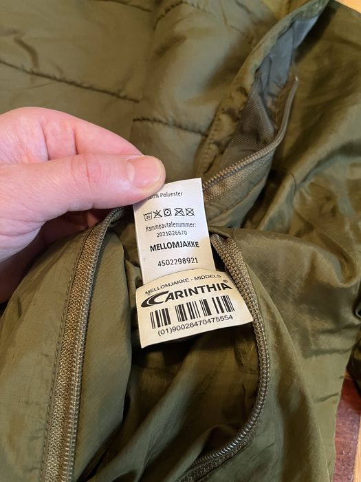 Зимова тактична куртка Carinthia mellom jakke