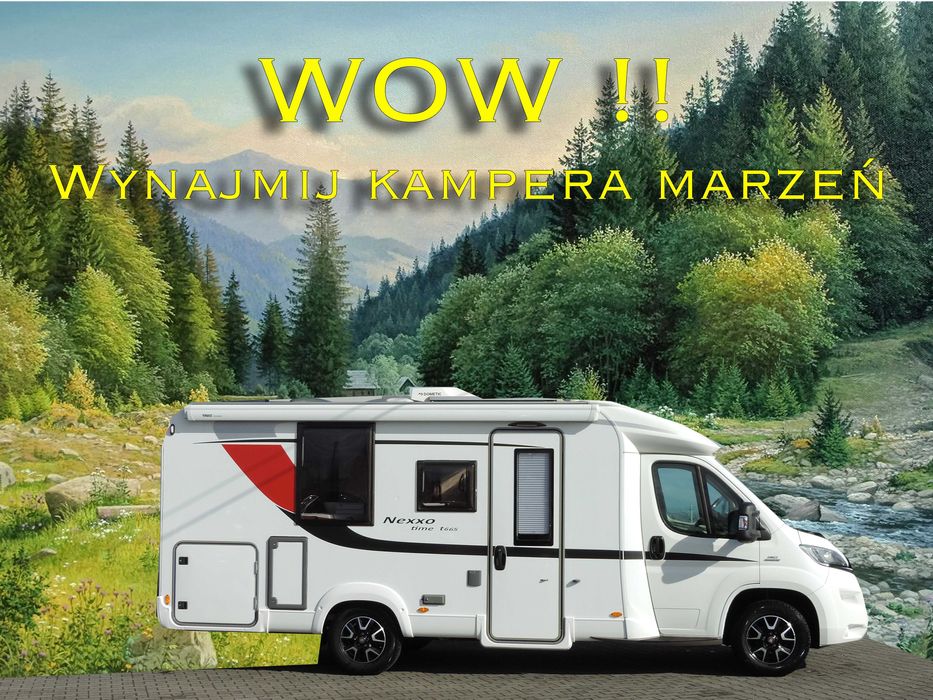 Wynajem Kamper Burstner 4 osobowy Klima Postojowa 2 sypialnie