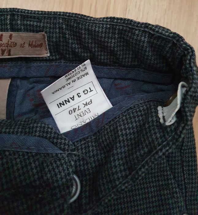 Spodnie typu chinos wloskiej marki Crocefisso 12 Milano (98cm)