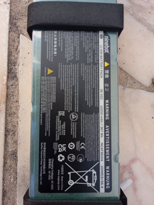 Bateria trotinete