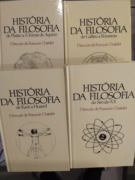 Coleção completa "História da Filosofia"–François Châtelet (4 volumes]