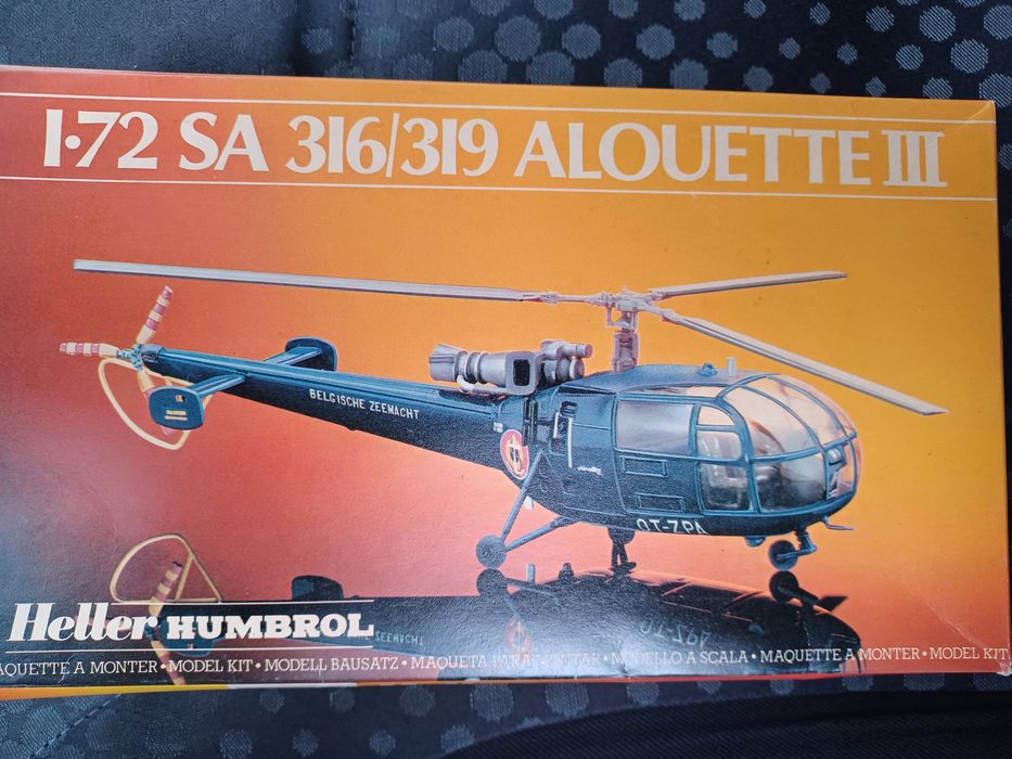 Helikopter Heller Humbrol SA 316/319 Alouette 3 Unikat PRL
