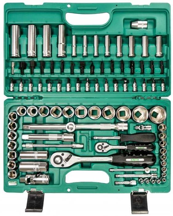 Walizka HONITON H4056  - KLUCZE NASADOWE 1/2" i 1/4" 94 elementy