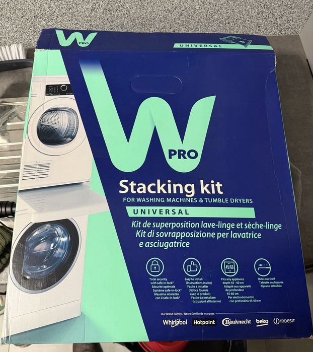 Łacznik uniwersalny pralki, suszarki z półką WPRO