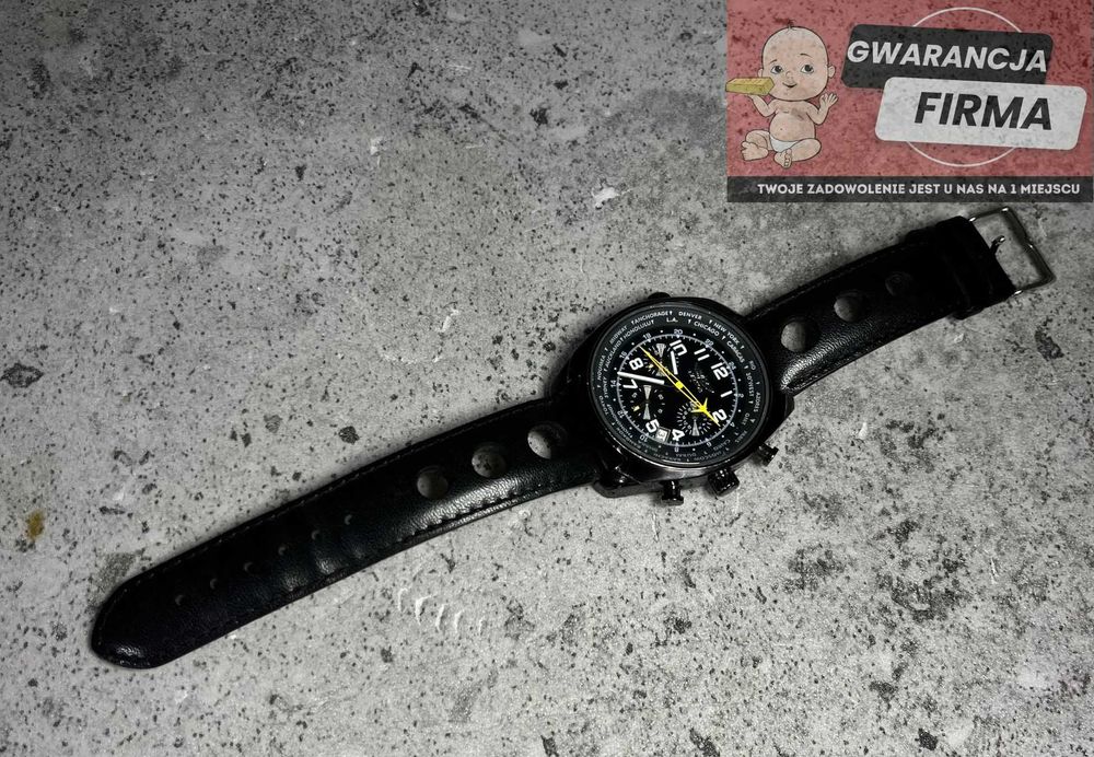 Zegarek Aviator AVW5839G45 - Chronograf 10 ATM - styl lotniczy