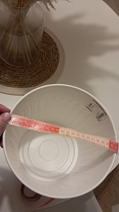 Vaso ikea cor branca
