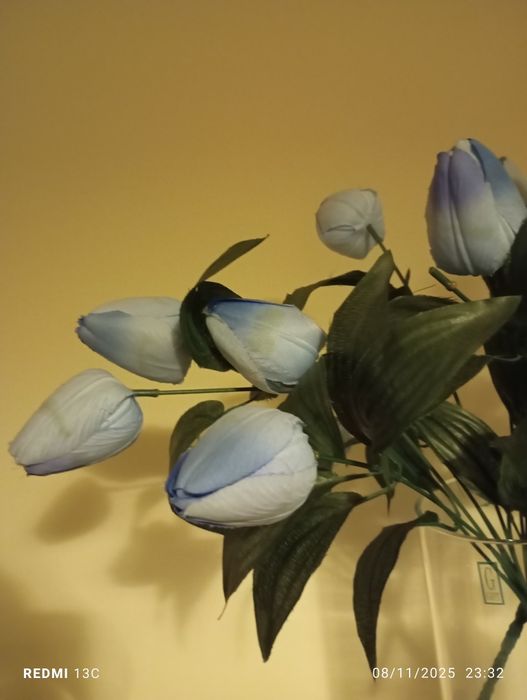 Flores artificiais decorativas