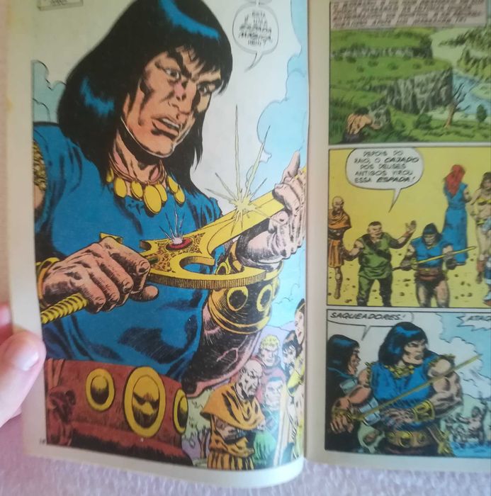 Conan o Bárbaro marvel comics n°1, 4, 5, 32, 33 e 35