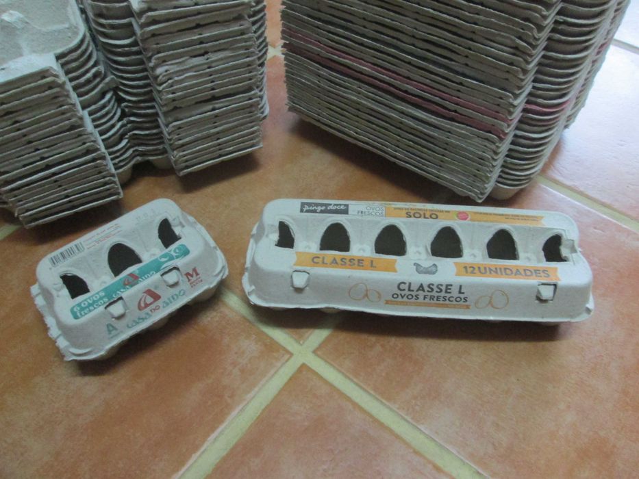 Caixas de Ovos de 1 dúzia e 1/2 dúzia