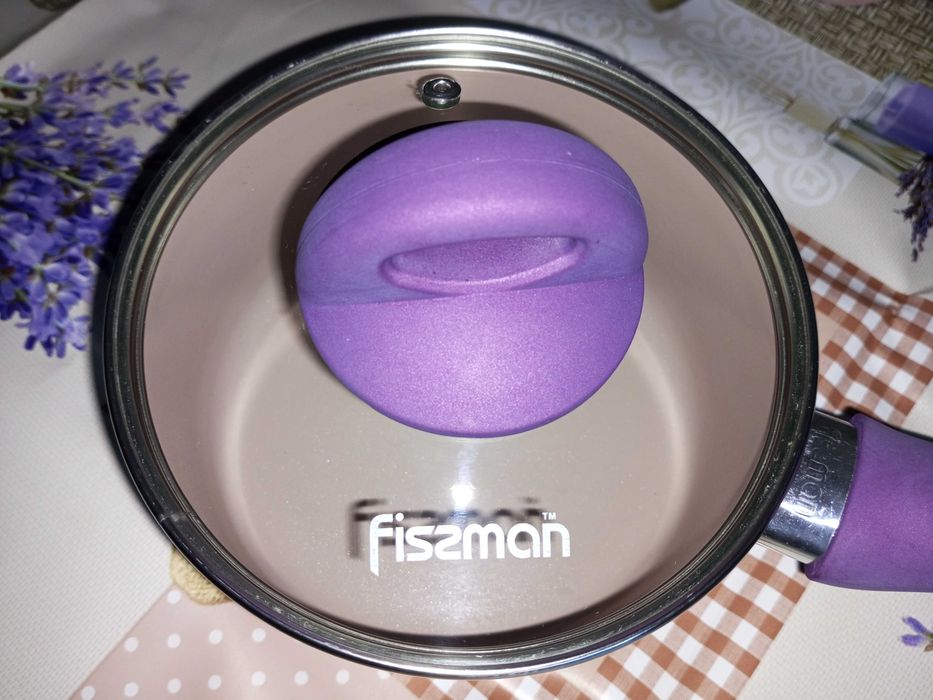 Ковш с крышкой фирмы Fissman объем 1,6 л