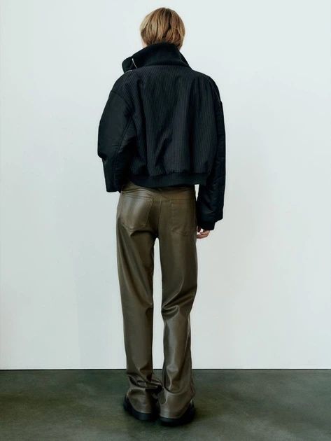 Шкіряні штани Zara