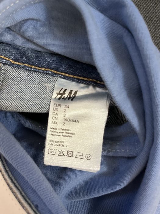 Spodnie jeansy ciążowe H&M xs 34 skinny ankle mama