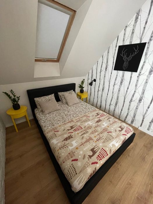 Łóżko Tapicerowane Skóra 140x200 + dno łóżka