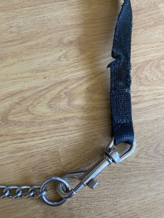 Smycz z obroza zaciskowa lancuszek dla psa