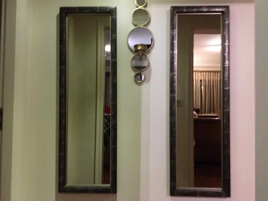 Conjunto de 2 espelhos bronze