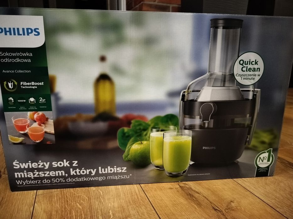 Sokowirówka Philips HR1919/70 komplet jak w sklepie