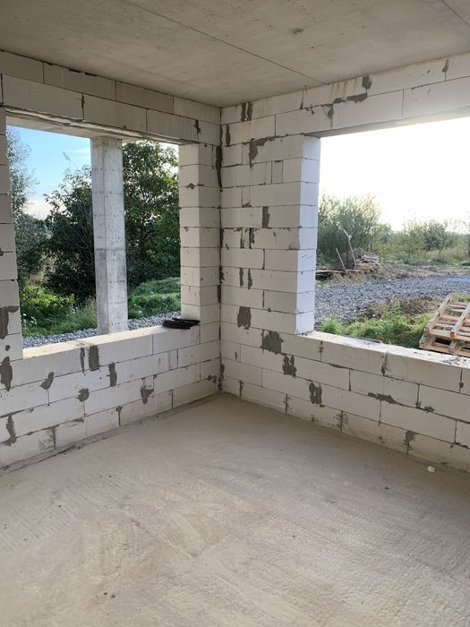 Двоповерховий будинок 110м2 у с.Лісові Гринівці На етапі будівництва!