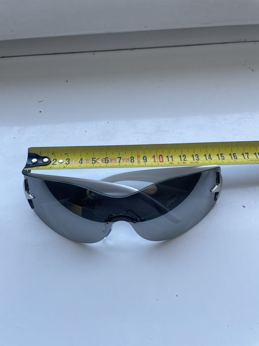 Okulary Y2k gwiazdy lustrzane