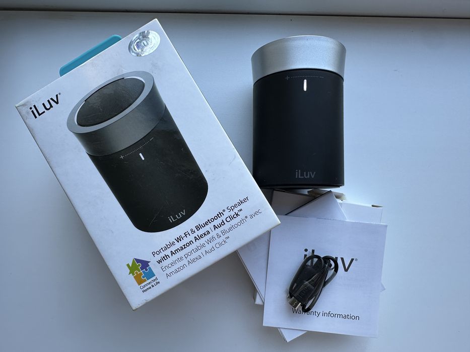 Портативна смарт-колонка iLuv з Amazon Alexa