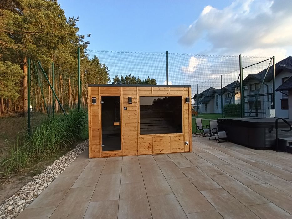 Sauna ogrodowa stojąca