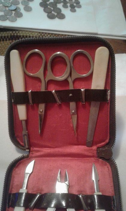Маникюрный набор СССР 70е - 80е года в футляре