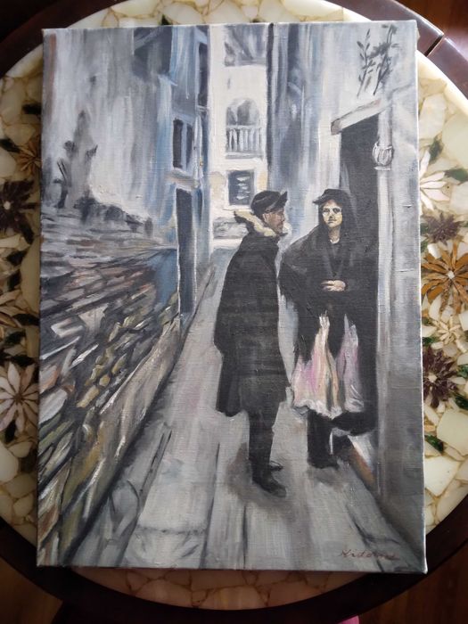 Uma Rua em Veneza - After JohnSinger Sargent