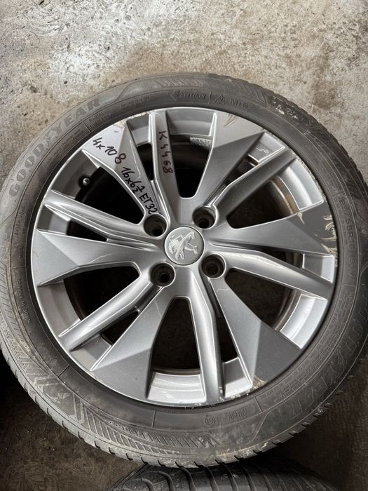 Felgi aluminiowe 4x108 16x6,5j et32 Peugeot Citroen Opel