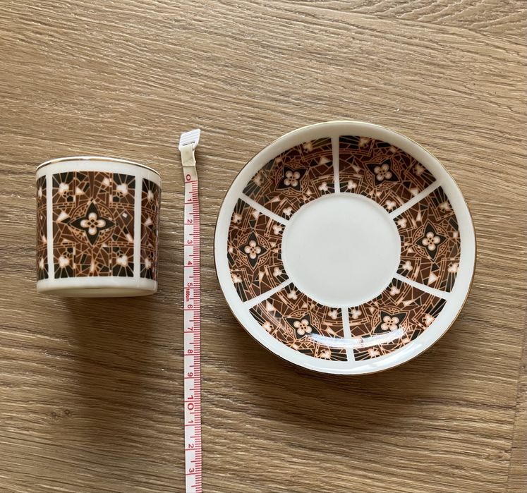 Conjunto de 2 chavenas de cafe