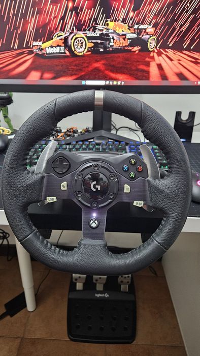 Volante Logitech G920 Driving Force + Shifter - Xbox/PC (Na Caixa)