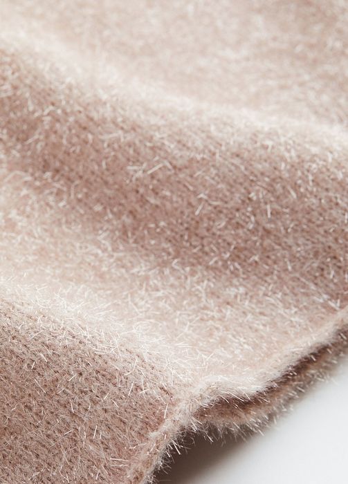 Пухнастий блискучий светр h&m