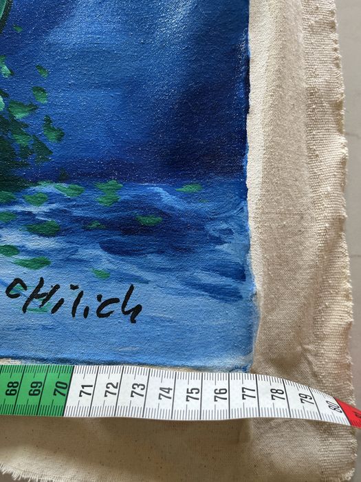 Tela pintada à mão