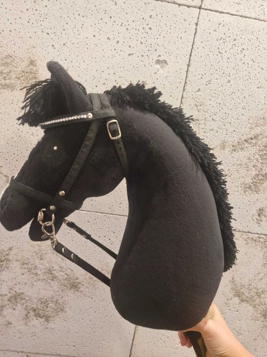 Hobby horse czarny z akcesoriami