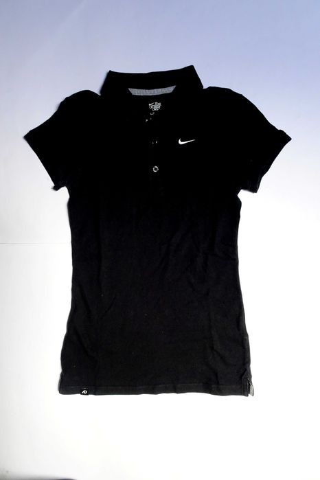 Pólo preto manga curta Nike "The Athletic Dept". XS. Envio grátis.