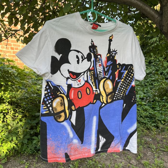 Жіноча футболка ZARA з принтом Мікі Мауса