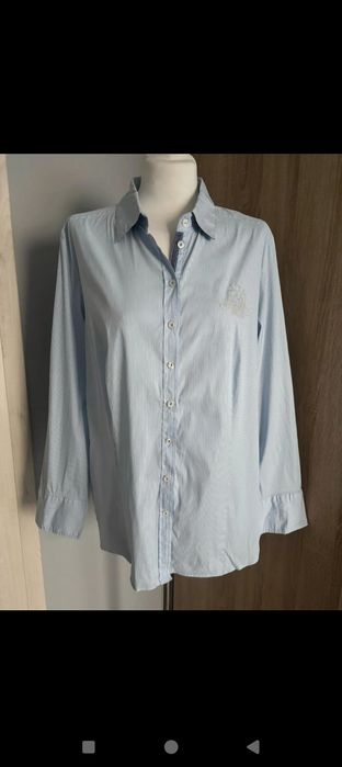Elegancka koszula Gerry Weber błękitna w paski