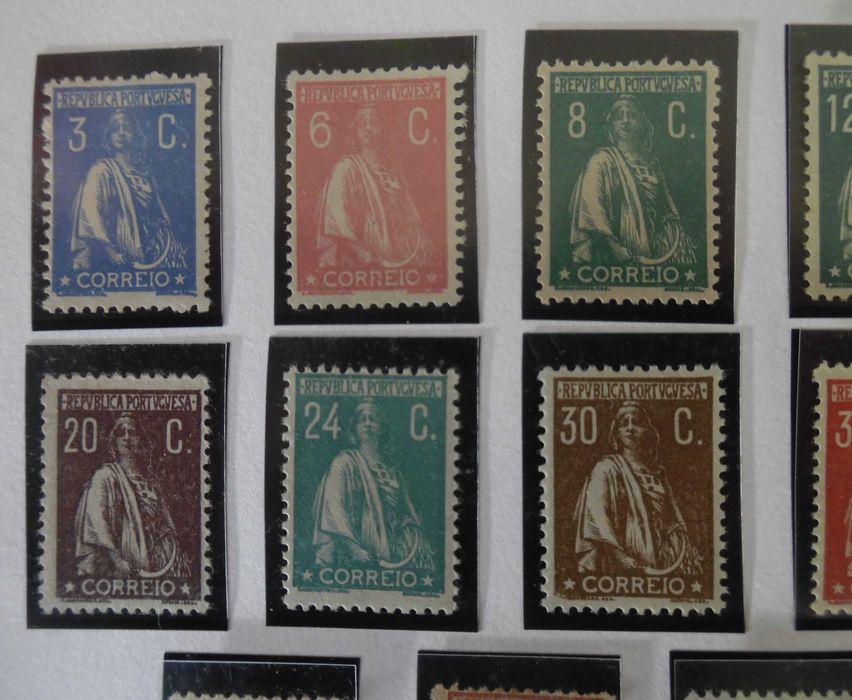 Selos Portugal 1920-Ceres nova taxa série completa NOVO c/ charneira