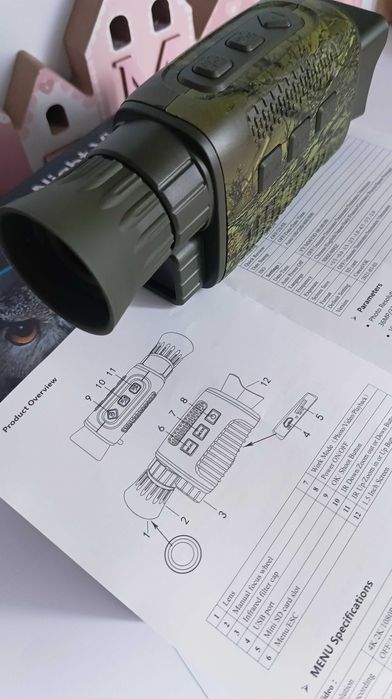 Бінокль монокль пристрій нічного бачення 4К