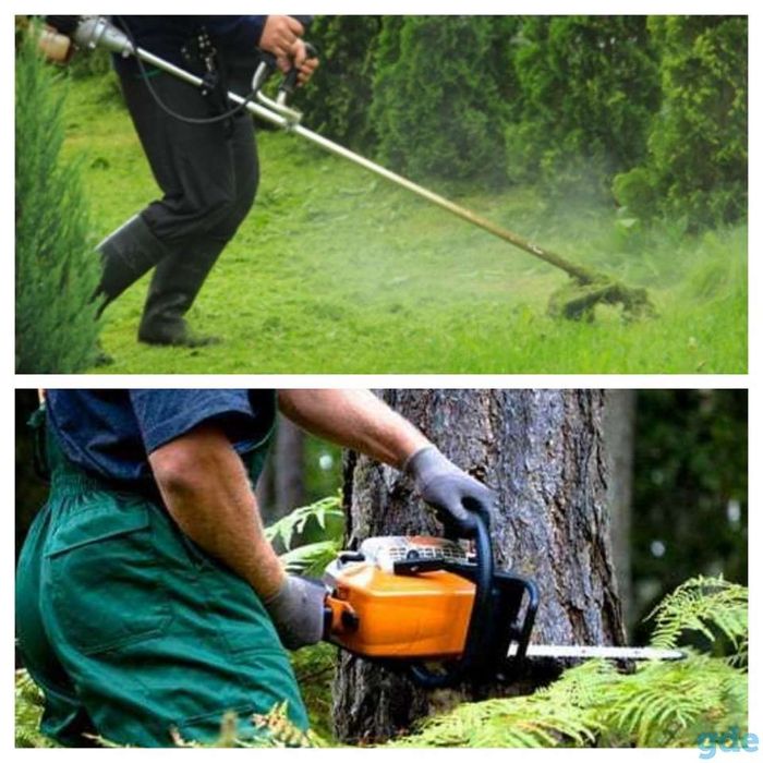 Уборка участка, спил деревьев, покос травы. Дробим ветки. Вывоз мусора