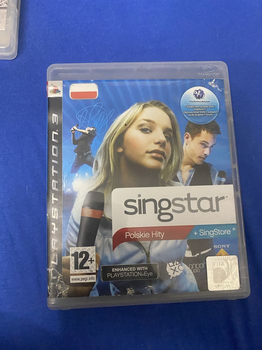 Singstar poslkie hity gra na ps3 stan jak na zdjeciach