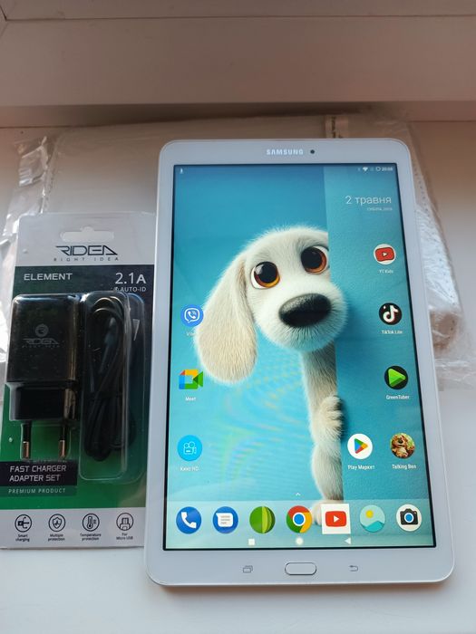 Планшет Samsung 10" 3g  sim , для Ютуба , мультиків +чохол , зарядка