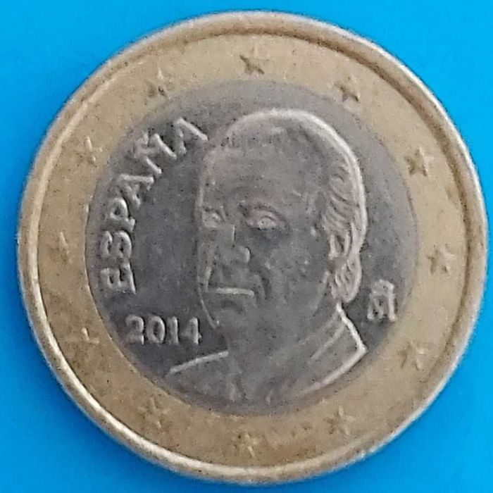 1 Euro de 2014 de Espanha, Juan Carlos