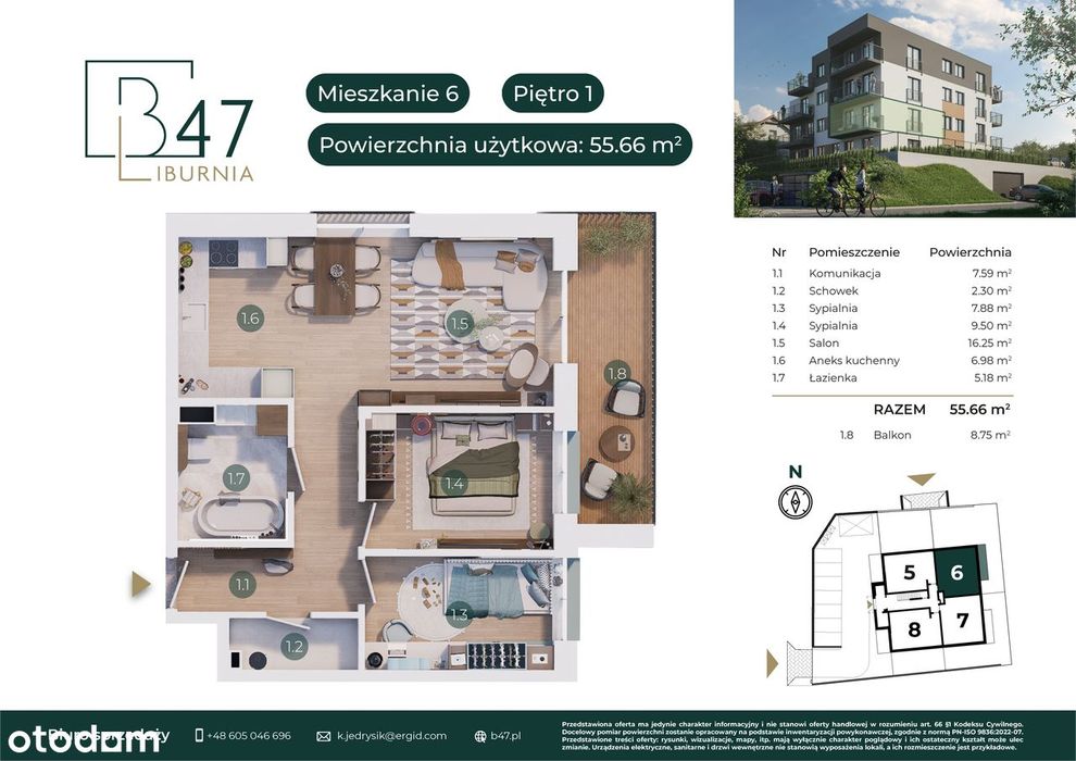 Apartamenty B47 | ul. Bucewicza | M6